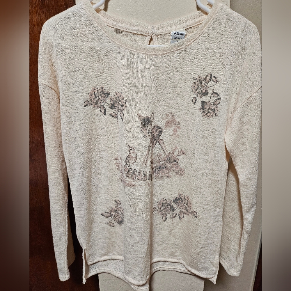 Disney Bambi Long Sleeve Size S